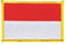 Flaggenfritze Flaggen Aufnäher Indonesien Fahne Patch + gratis Aufkleber