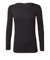 New Ladies Plus Size Long Sleeve T-shirt Womens Stretch Plain Top Sizes 8-26 (XL (16-18 UK), Black)