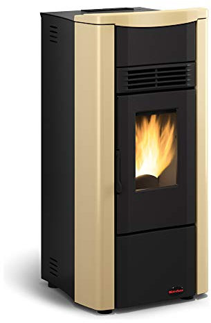 LaNordica Extraflame Pelletofen Giusy Evo (7 kW) Metall Pergamentgrau