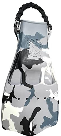 Scubapro Jet Fin W/SPRG. White Camo L Kit Regler für kaltes Wasser, Unisex, Erwachsene