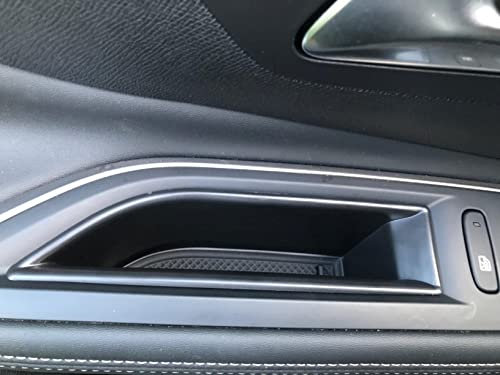 LFOTPP Boîtes de Rangement Compatible avec Peugoet 3008 5008 GT 2017-2023 Intérieur Avant de Porte Latérale Accoudoirs Support Accessoire [Lot de 2]