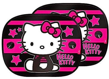 Hello Kitty KIT4051 - 1 juego de 2 cortinillas laterales parasol coche