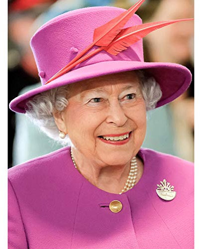 Fine Art Prints Poster, Motiv: Königin, Elizabeth II, England, großes Foto, Poster, Kunstdruck, dickes Papier, 45,7 x 61 cm