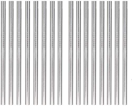 THE SHORTY SHORT 12.5cm Straight Metal Drinking Straw Stainless Steel Reusable Straws Silver(Stainless Steel), 4