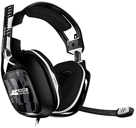ASTRO Gaming A40 TR CALL OF DUTY League Edition, Cuffie Cablate, Astro Audio V2, Dolby, Microfono Intercambiabile, Controllo Bilanciamento gioco/voce, Xbox X|S|One, PS5, PS4, PC, Nero/Bianco
