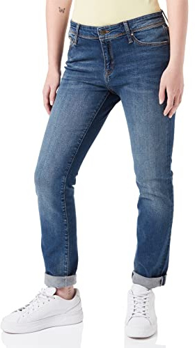 Cross Damen Anya Slim Jeans, Blau (Dark Blue 162), 33W / 34L EU