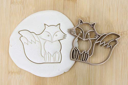 Fuchs Steht cookie cutter Fondant Keksstempel/Ausstechform keksausstecher PLA ca.8cm