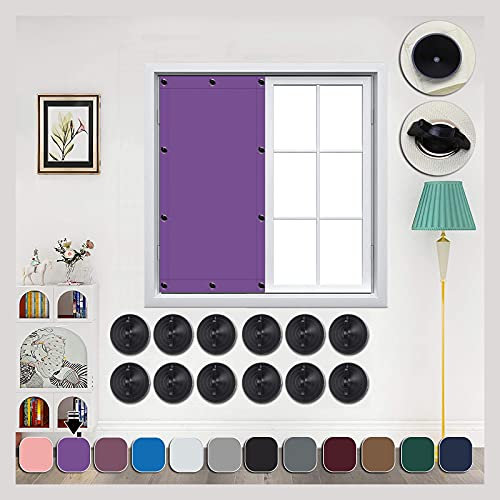 AIYOUVM Dachfenster verdunkelung 48x120cm Sonnenschutz, Blackout, Dachfenster Rollo mit Saugnapf Fenster Sonnenschutz Außen für Windows Velux Roto Solarschutz Wärmereduzierung