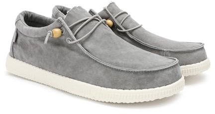 WALK IN PITAS | WP150 Washed | Herren Mokassins | Flache Slipper für Männer | Slip on Loafer | Sneakers | Schlupfschuhe | Freizeitschuhe | Walkinpitas Schuhe