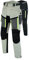 Texpeed Mens Motorcycle Trousers Off White Beige Waterproof Motorbike Biker Pants With CE Protective Armour (EN 1621-1) 3XL