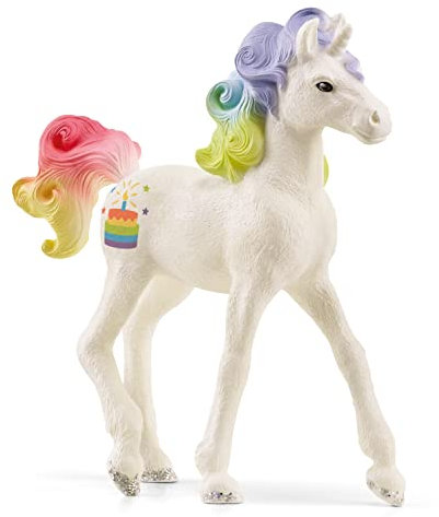 schleich 70742 Sammeleinhorn Regenbogentorte, für Kinder ab 5 Jahren, BAYALA - Sammelfigur