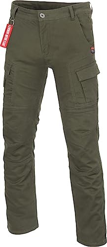 Büse Fargo Motorrad Textilhose (Oliv,64)