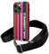 Karl Lagerfeld KLHCP14LSTSTP hülle für iPhone 14 Pro 6,1 hardcase rosa/pink Color Stripes Strap