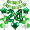 24 Luftballon 24. Geburtstag Männer Frauen Grün 24 Jahre Geburtstag Mann Deko 24. Geburtstag Deko Grün Ballons 24 Geburtstag Mann Frau Deko Grün 24 Jahre Dekoration Party 24 Geburtstag Luftballons