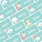 My Nametags® Award-Winning Name Stickers for Clothes & Items | 56 No-Iron, Washable Stick-On Tags for Babies, Kids & Adults | Unicorn Stickers (Blue)