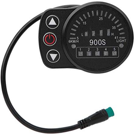 ruelen Kt-900S E-Bike Led Anzeige Meter wasserdichte Stecker Display Code Tabelle Universal 24 V / 36 V / 48 V Elektrische Fahrrad Intelligente Bedienfeld