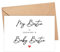 Glückwunschkarte zur Schwangerschaft für beste Freundin, Geschenk für die beste Freundin, schwangere Geschenk, My Bestie Is Growing A Baby Bestie – Best Future Mom Karte