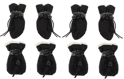 FOMIYES 8 Schuhüberzüge Für Haustiere Hundeschuhe Warm Halten Schlittenhund