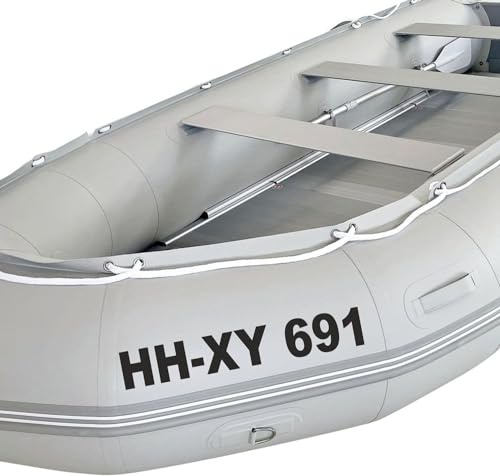 Rakelfix Bootsnummern mit Vorschau konfigurieren Aufkleber Bootsname Kennzeichen Boot Schiff Schlauchboot