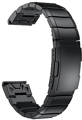 20 22 26mm Cinturino Per Garmin Fenix 7S 7 7X 6S 6 6X Pro 5S 5X 5 Plus Cinturino In Acciaio Inox Sgancio Rapido Smartwatch Wristband, 26mm Fenix 7, Agata