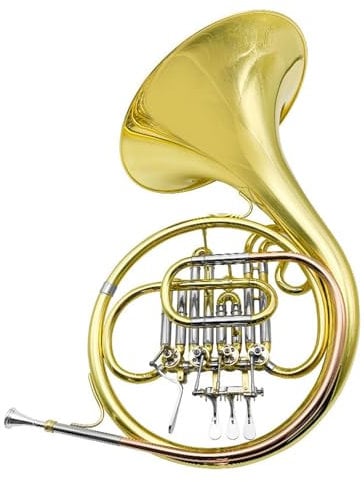 Waldhorn Professional B-Dur 4 Klappen einreihiges Instrument Waldhorn Musikinstrument