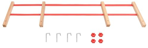 Gecheer Schienale per Slitta Rosso in CompensatoSlitte pieghevoli per famiglia