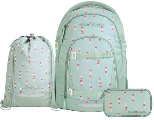 Coocazoo Mate Schulrucksack Set 3tlg. inkl Sportbeutel (Dancing Dots)