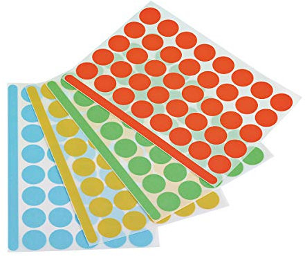 magnetoplan 1111526 Markierungs-Punkte, 4 farben