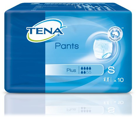 Tena Pants Plus Small für mittlere bis starke Blasenschwäche, 10 Stück