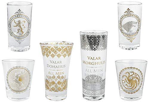 Game Of Thrones - Glassware - Game of Thrones Shot Glasses Set