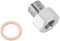 Aramox Fitting Adapter, Edelstahl M12X1.5 Fitting Adapter NPT 1/8 Buchse zu Metrischem Stecker Zubehör