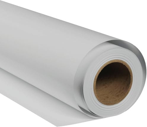 BRESSER SBP25 Fond de Studio en Papier 2,72 x 11m Gris Photographique