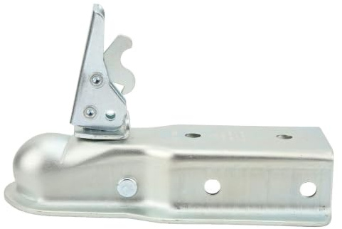Yctze Anhängerkupplung 50mm, 3500kg Stahl | Kugelkupplung 75mm Kanal, LKW SUV, Verzinkt
