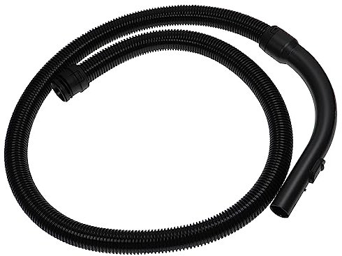 vhbw tubo di ricambio flessibile compatibile con Miele Classic C1, Chili Power-S2110, Compact C2, Crystal-S2120 aspirapolvere - 1,8 m + impugnatura