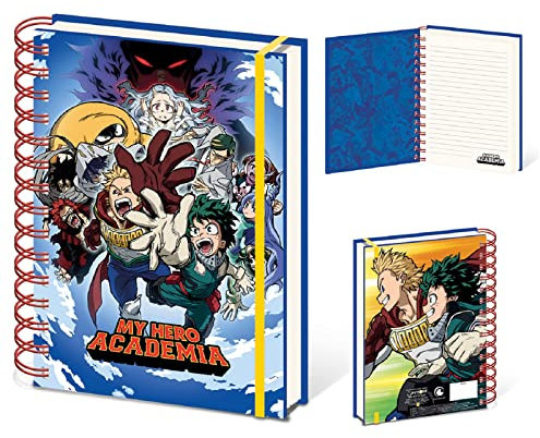 My Hero Academia Notizbuch (Reach For It Design) Spiral A5 Notizbuch & Tagebuch - Offizielles Lizenzprodukt