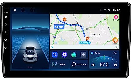 Pantalla táctil Android 12 reproductor de navegación GPS para Peugeot 407 2003-2012 años, radio de video multimedia estéreo inalámbrico Carplay (Q-450 4G+64G)