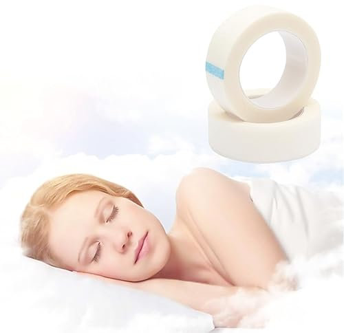 Mundband für Nasenatmung, Mouth Tape for Sleeping, Anti Schnarch Pflaster, Sanftes Physikalisches Hypoallergenes Schlafmittel, Hilft Gegen Schnarchen Entwickelt Nasenatmungsgewohnheiten (9 Metern)