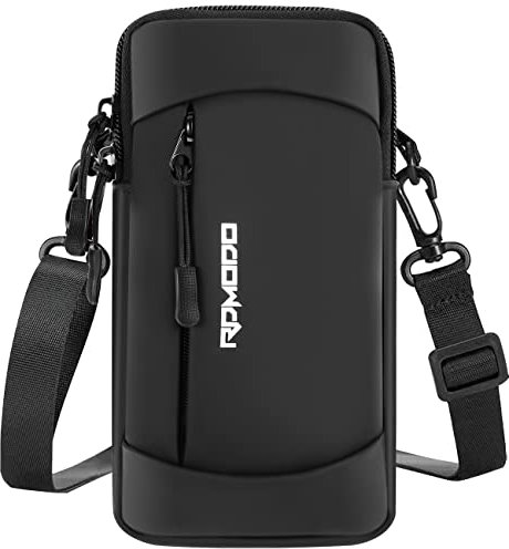RDMODO Fascia da braccio per telefono e borsa a tracolla, fascia da braccio per telefono per corsa e camminata, custodia impermeabile per iPhone 16 15 14 13 Pro Max Samsung Galaxy da 7,5 pollici