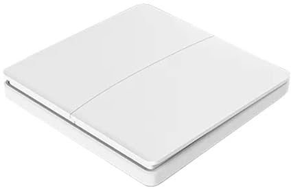 Funkschalter Set - RF Funk und Wandschalter Lichtschalter mit Empfänger - 30M Reichweite Drahtlos Kinetischer Batterieloser neu | 2er Schalter
