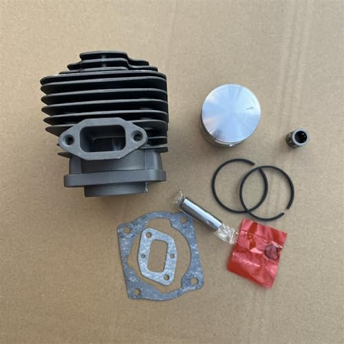 UNARAY 44MM 50CC Zylinder Kolben Ring Pin Nadel Roller Dichtung Kit Fit for RYOBI RBC52SB RBC-52SB Rasenmäher Ersatzteile