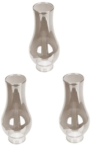 BESTonZON Abat-Jour À De Camping 3 Pièces Pare- en Verre Antique