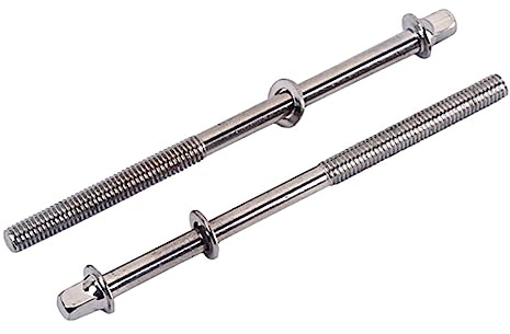 SAFIGLE 6pcs Drum Tension Rod Locks Snare Drum Tension Rod Screws Key for Repair