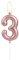Sparkling Light Rose Gold 3rd Birthday Number Candle, Rose Gold Number 3 Cake Candle, Birthday Cake Topper Cupcake Girl Boy, Wedding Anniversary Decoration