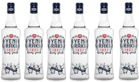 6 Flaschen Yeni Raki Türkei a 0,7l 45% Vol. Anisschnaps