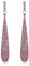 Clearine Hochzeit Braut Elegant Kristall Teardrop Lange Dangle Perlen Partei Prom Ohrringe für Damen Lila Silber-Ton