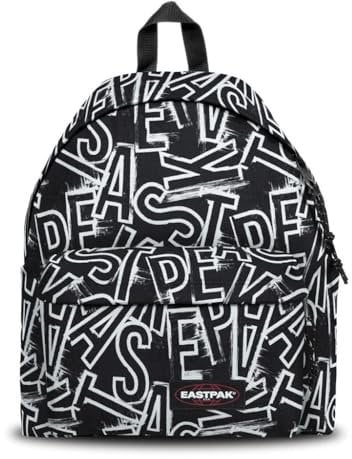 EASTPAK Padded Pak'r Sac à Dos, EP Lettres Noir, Tek Beden Mixte