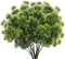 Minnhua 4pcs Plantas Artificiales arbusto Plantas Falsas Verdes de Interior arbusto Artificial Exterior arbustos plástico Plantas Falsas para decoración del hogar jardín balcón Oficina balcón