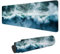 Blue Mouse Mat 900x400x3mm,Seawater Mouse Pad,Extra Large Gaming Mousepad Waterproof,Desk Protector Mat with Anti-Slip Base,Computer Keyboard Pad for Gaming,Office and Home,Gift F-62