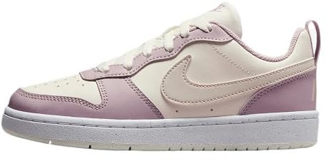 Nike Court Borough Low RECRAFT BG, Scarpe, SAILLTOREWOODBRN-PARTICLEROSE-Bianco, 38.5 EU
