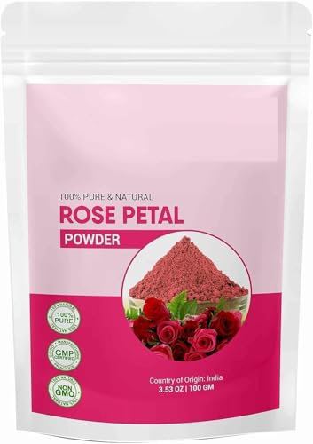 Poudre de pétales de rose pour peau, masque facial pour une peau équitable, bronzante et éclatante, 100 g
